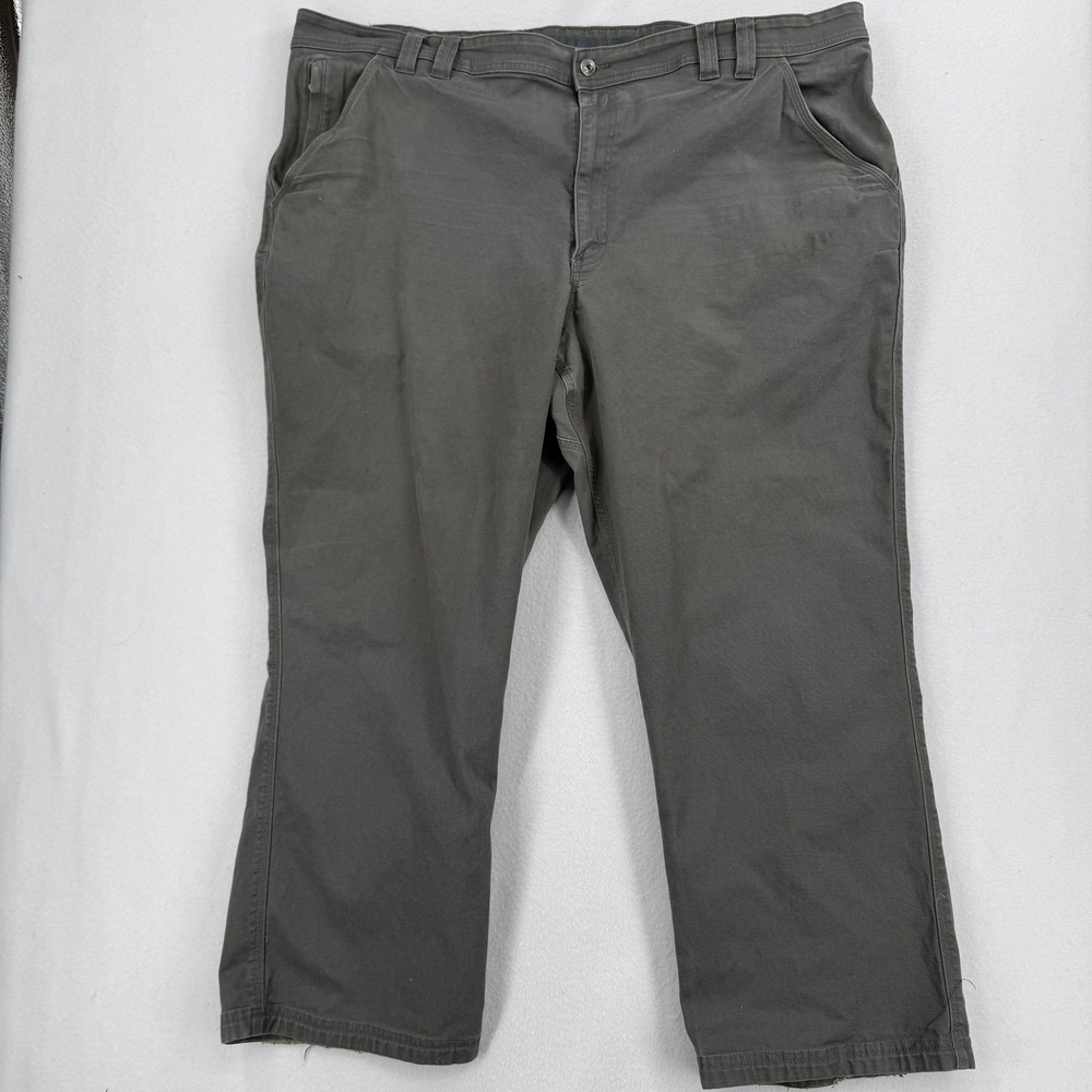 Duluth Trading Co Flex Fire Hose Foreman Pants Men 48x30 Gray Relaxed Fit